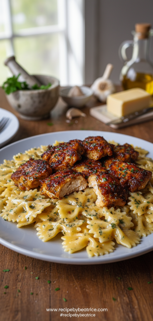 garlic-butter-chicken-bowtie-pasta_feature