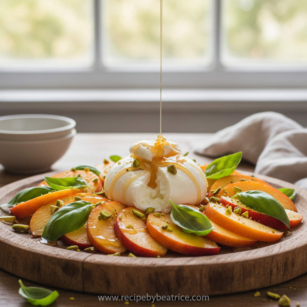 Fresh Peach Burrata Salad: A Light and Elegant Summer Recipe 12 fresh-peach-burrata-salad-for-your-summer-salad-recipes_feature